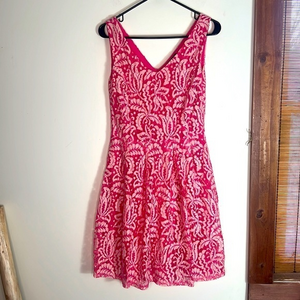 RIU‎ Paris Pink Lace Dress Size M
